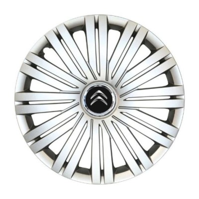 Set 4 Capace Roti R15, Potrivite Jantelor de 15 inch, Pentru Citroen, Model 339 foto