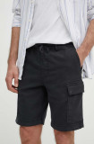 Cumpara ieftin Pepe Jeans pantaloni scurti GYMDIGO CARGO barbati, culoarea negru, PM801077