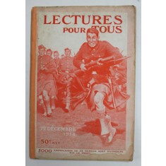 LECTURES POUR TOUS , MAGAZINE , 19 DECEMBRE , 1914