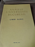 Analele Universitatii Bucuresti, Limbi Slave, anul XX-1971