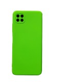 Husa silicon protectie camera pentru Samsung Galaxy A22 5G Verde Neon