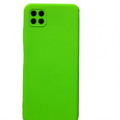 Husa silicon protectie camera pentru Samsung Galaxy A22 5G Verde Neon