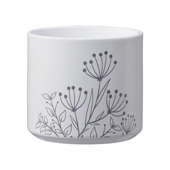 Ghiveci ceramica, Las Vegas Greenery, flori, diametru 8 cm