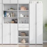 vidaXL Dulap &icirc;nalt, alb, 50x42,5x185 cm, lemn prelucrat