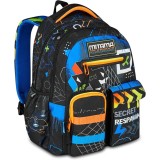 Ghiozdan cu 3 compartimente, Mitama, New Plus, CyberPlay