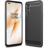 Cumpara ieftin Husa OnePlus Nord 5G Carbon Negru Techsuit