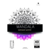 Mandala - Sz&iacute;nező k&ouml;nyv - Tak&aacute;cs-Kocziszki K&aacute;rmen