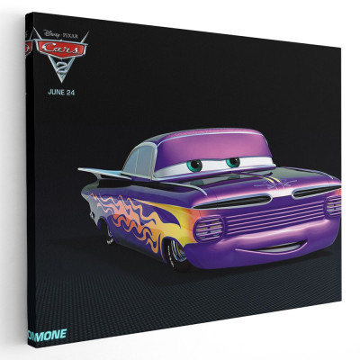 Tablou afis Cars2 Ramone desene animate 2173 Tablou canvas pe panza CU RAMA 40x60 cm foto