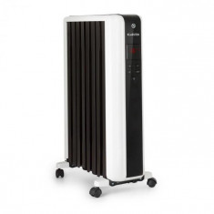 Klarstein Thermaxx 2000, radiator pe ulei, 2000 W, 5 - 35 ? C, 24 h timer, alb/negru foto