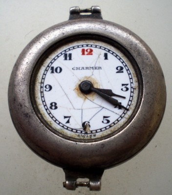 K.380 CEAS MECANIC VECHI DE DAMA CHARMER SWISS NEFUNCTIONAL ARGINT foto