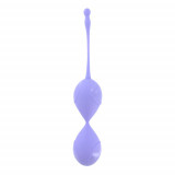 Bile vaginale - Vibe Therapy Fascinare Bile Duo din Silicon - culoare Violet