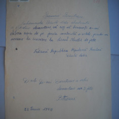 HOPCT DOCUMENT VECHI NR 440 -SCOALA NR 3 FETE BOTOSANI 1949