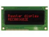 Afișaj OLED Alfanumeric 16x2 Roșu 84x44x10mm