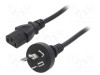 Cablu 3x0,75mm2 AS/NZS 3112 IEC C13 mamă PVC 1m LIAN DUNG