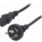 Cablu 3x0,75mm2 AS/NZS 3112 IEC C13 mamă PVC 1m LIAN DUNG