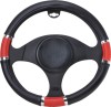 Husa volan Chrome Ring Red, material cauciucat, diametru 37-39cm, Automax