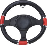 Husa volan Chrome Ring Red, material cauciucat, diametru 37-39cm, Automax