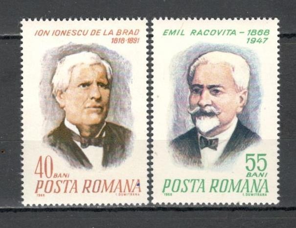 Romania.1968 Aniversari personalitati XR.575