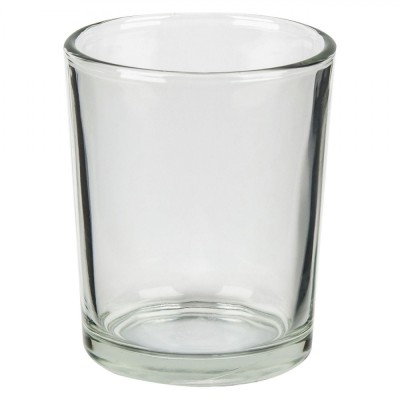 Suport Lumanare Sticla, Transparent, Diametru 5.5 cm, Inaltime 6.5 cm foto