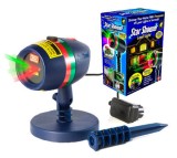 Proiector laser pentru exterior , Star Shaower, efect 3D, holografic,