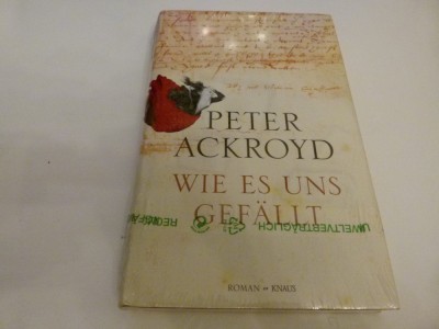 Wie es uns gefahlt - Peter Ackroyd foto