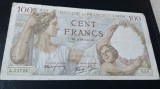 Bancnota 100 francs 1941 din France