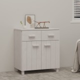 Servantă &bdquo;HAMAR&rdquo;, alb, 79x40x80 cm, lemn masiv de pin