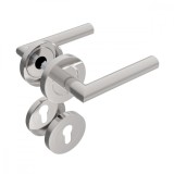 M&acirc;ner ușă cu rozetă rotundă, AISI 304, K320 - D8/02-i