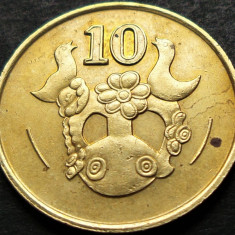 Moneda 10 CENTI - CIPRU, anul 1988 * cod 243 B