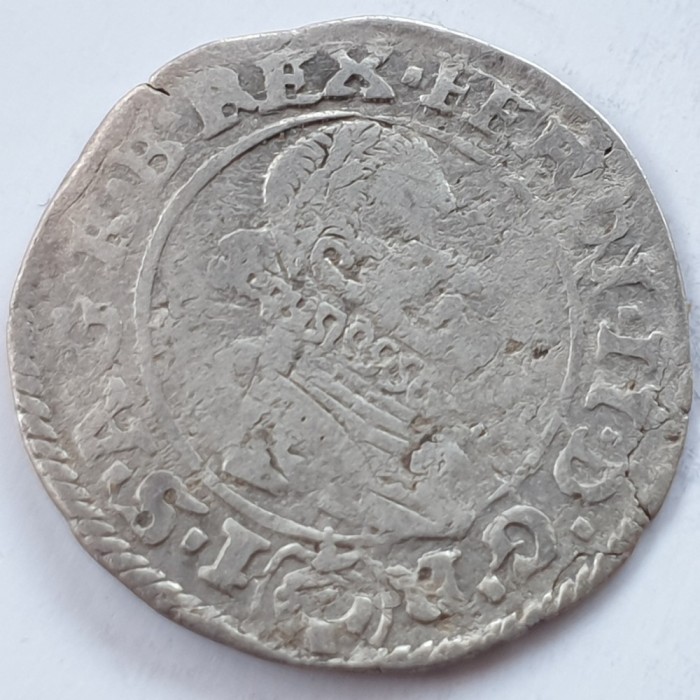 Boemiea 3 kreuzer 1627 Praga argint Ferdinand ll