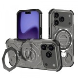 Husa pentru Apple iPhone 17 Pro, Techsuit, Carbon Shield Pro, Neagra Deschisa