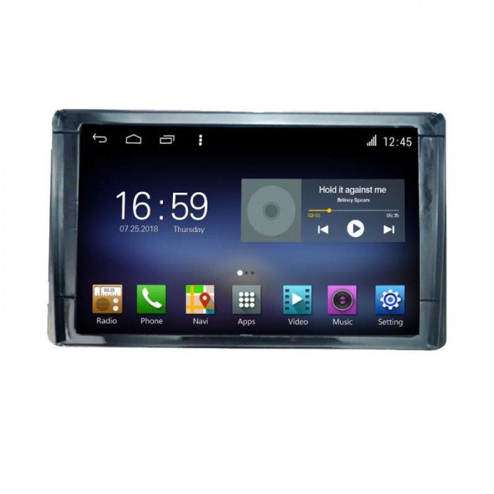 Navigatie dedicata Toyota 2din F-TY2DIN Octa Core cu Android Radio Bluetooth Internet GPS WIFI DSP 8+128GB 4G CarStore Technology