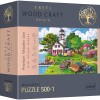PUZZLE TREFL DIN LEMN 500+1 PIESE PORTUL IN TIMPUL VERII, TREFL Lemn 501P