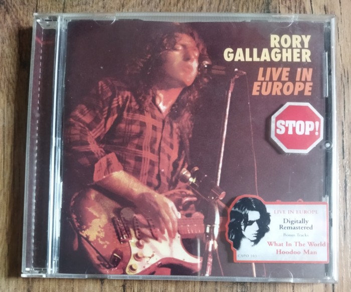 CD Rory Gallagher &ndash; Live In Europe