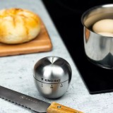 Cronometru de bucatarie tip mar, din otel , 63x72 mm, 60 minute, gri, Kinghoff