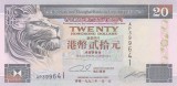 Bancnota Hong Kong 20 Dolari 1993 - P201a UNC ( vezi descriere )