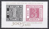 Germania 1999 - Aniversarea a 150 de ani de la apariția timbrelor germane (Cu o mica pată pe verso), MNH