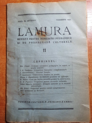 lamura noiembrie 1927-art. em.paladi,i. alexandrescu,v. lovinescu foto