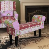 Banchetă mozaic, stil floral, vidaXL