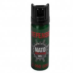 Spray cu piper rosu IdeallStore&reg;, Nato Defense, gel, auto-aparare, 50 ml, verde