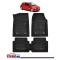 Covorase Auto TeamCar&reg; Tip Tavita Compatibile Renault Clio III Hatchback (2005-2014) Negru Material Rezistent