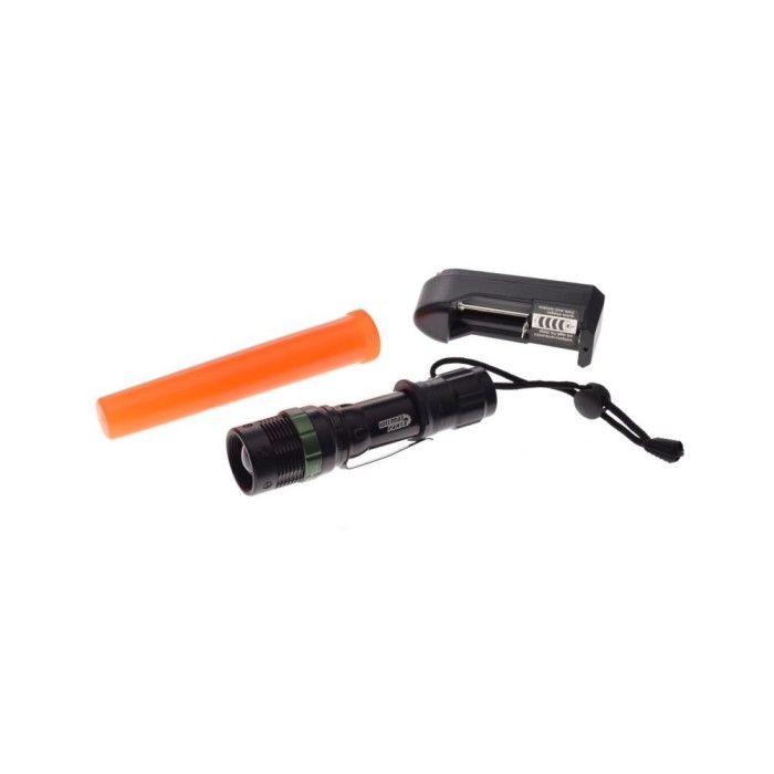 Lanterna tactica cu LED reincarcabila USB mica