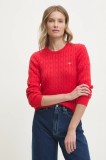Gant pulover femei, culoarea alb, light, 4800100