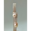 Cercei Argint 925 Placat Aur Roz cu Perle Baroc Roz Somon 18-20mm, Mystique, Inchidere Siguranta, Cutie Cadou, Made in Italy
