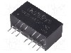 Convertor de tensiune, DC-DC, intrare 36...75V DC, iesire 24V DC, putere 3W, AIMTEC - AM3G-4824S-NZ
