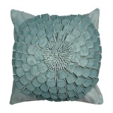 Cumpara ieftin Fata perna decorativa textil verde Flower 45x45 cm