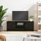 Gossi comoda tv, negru, 102x30x37,5 cm, lemn prelucrat