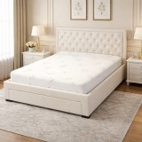 Saltea ortopedica Magic Micro One 180x200x25 cm, arcuri pocket, 7 zone confort, husa detasabila tricot, fermitate medie, Saltsib