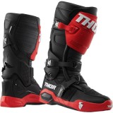 MBS Cizme Motocross/Enduro Thor RADIAL, negru/rosu, 42, Cod Produs: 34102245PE