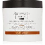 Christophe Robin Shade Variation Mask masca crema nutritiva pentru păr culoare Warm Chesnut 250 ml